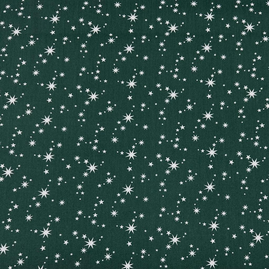 Sparkling Stars Polycotton Fabric - Pound Fabrics