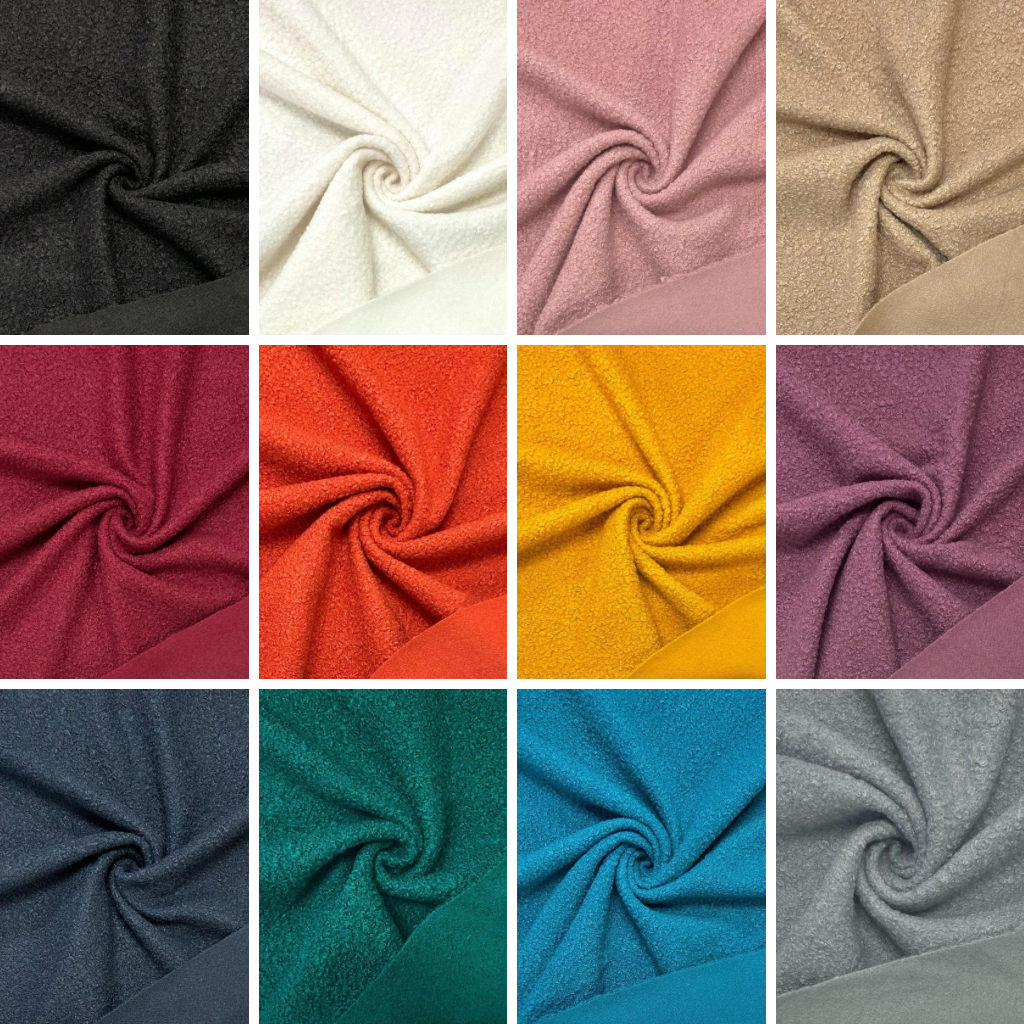 Plain Boucle Fabric