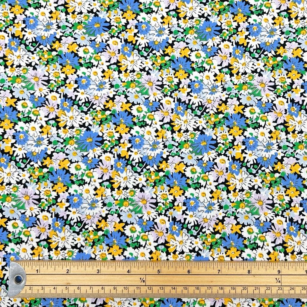 Busy Meadow Cotton Poplin Fabric - Pound Fabrics