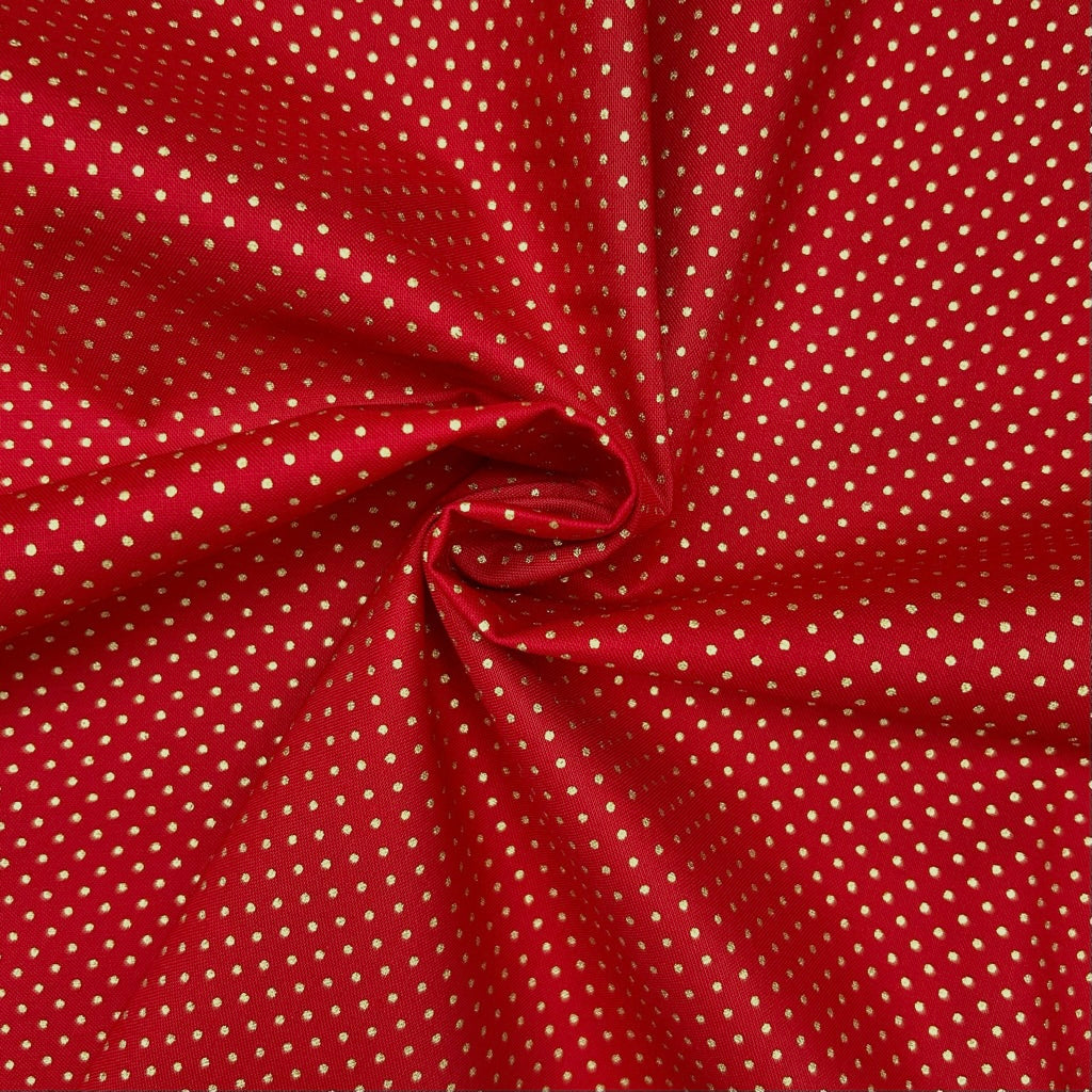 Classic Dots Christmas Cotton Fabric