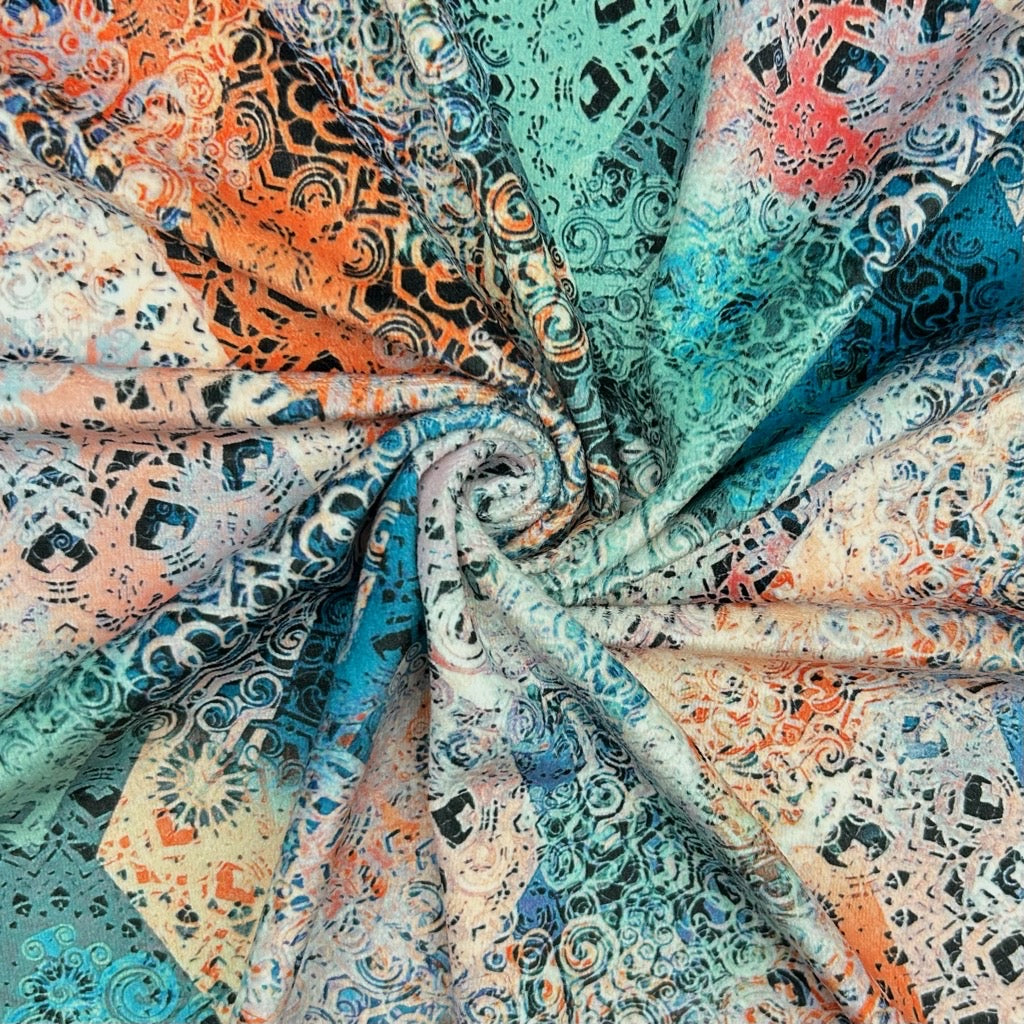Boho Dreams Stretch Velvet Fabric