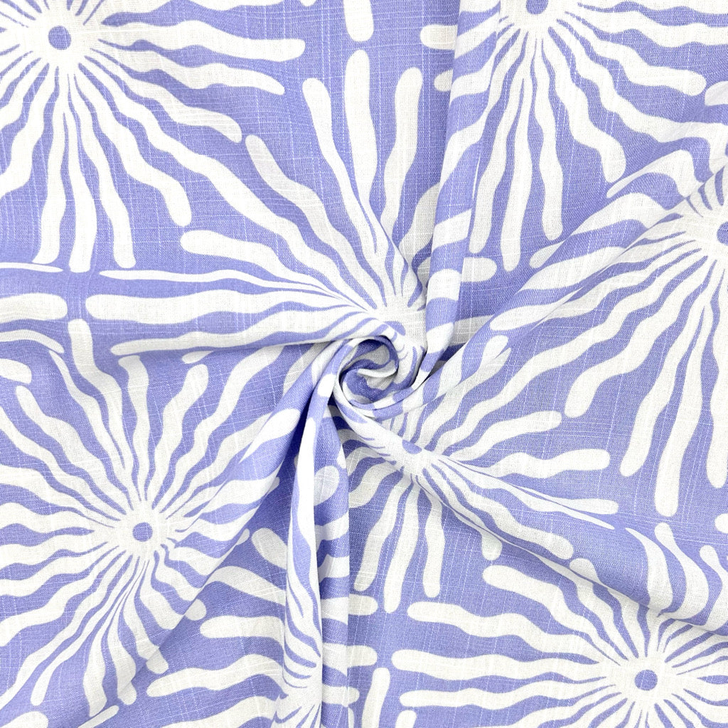 Sun Burst Cotton Viscose Fabric
