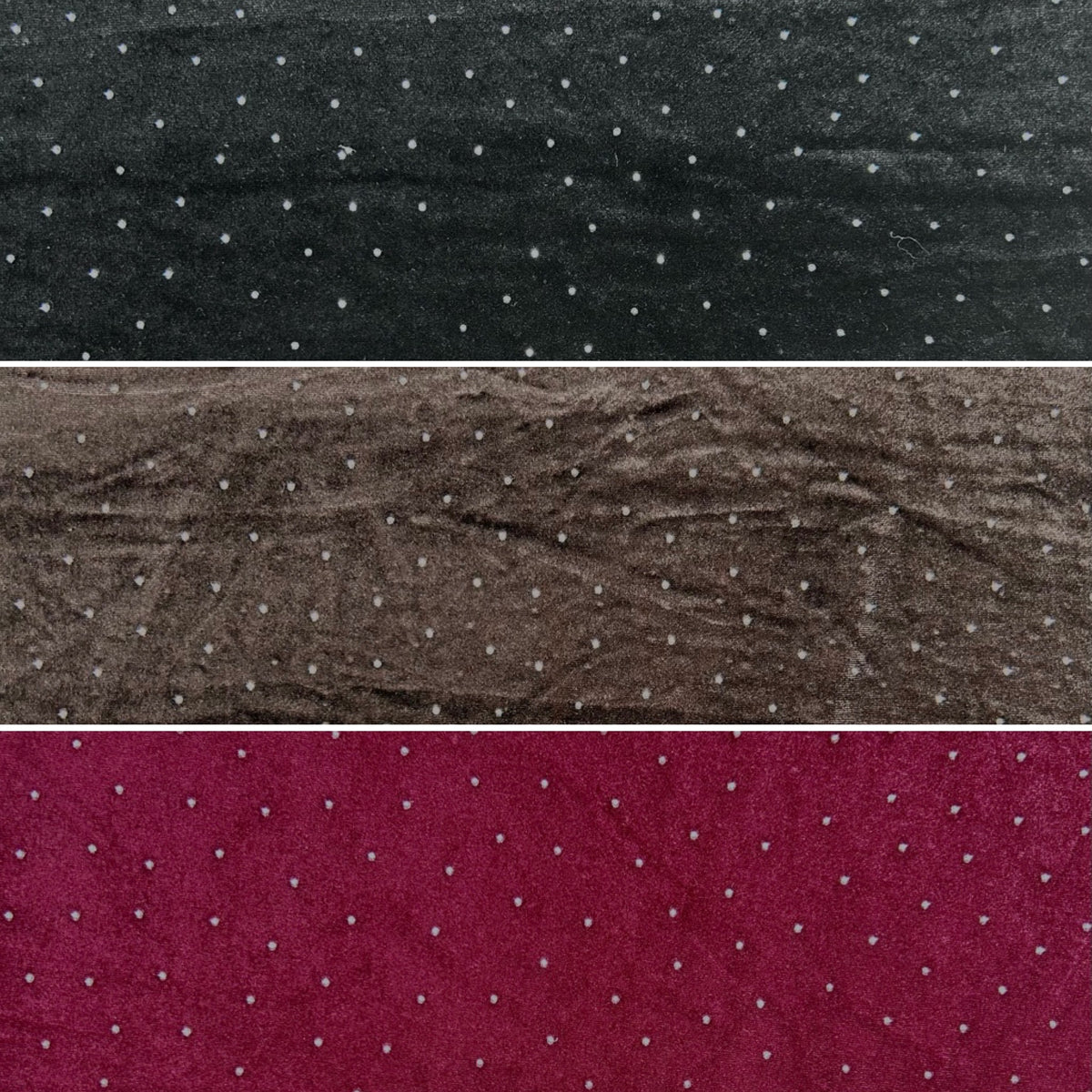 Silver Stones Velvet Fabric