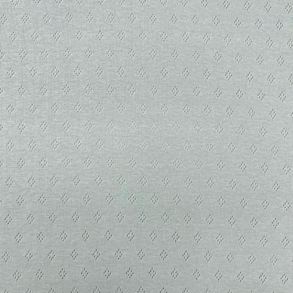 Tiny Diamond Pointelle Jersey Fabric