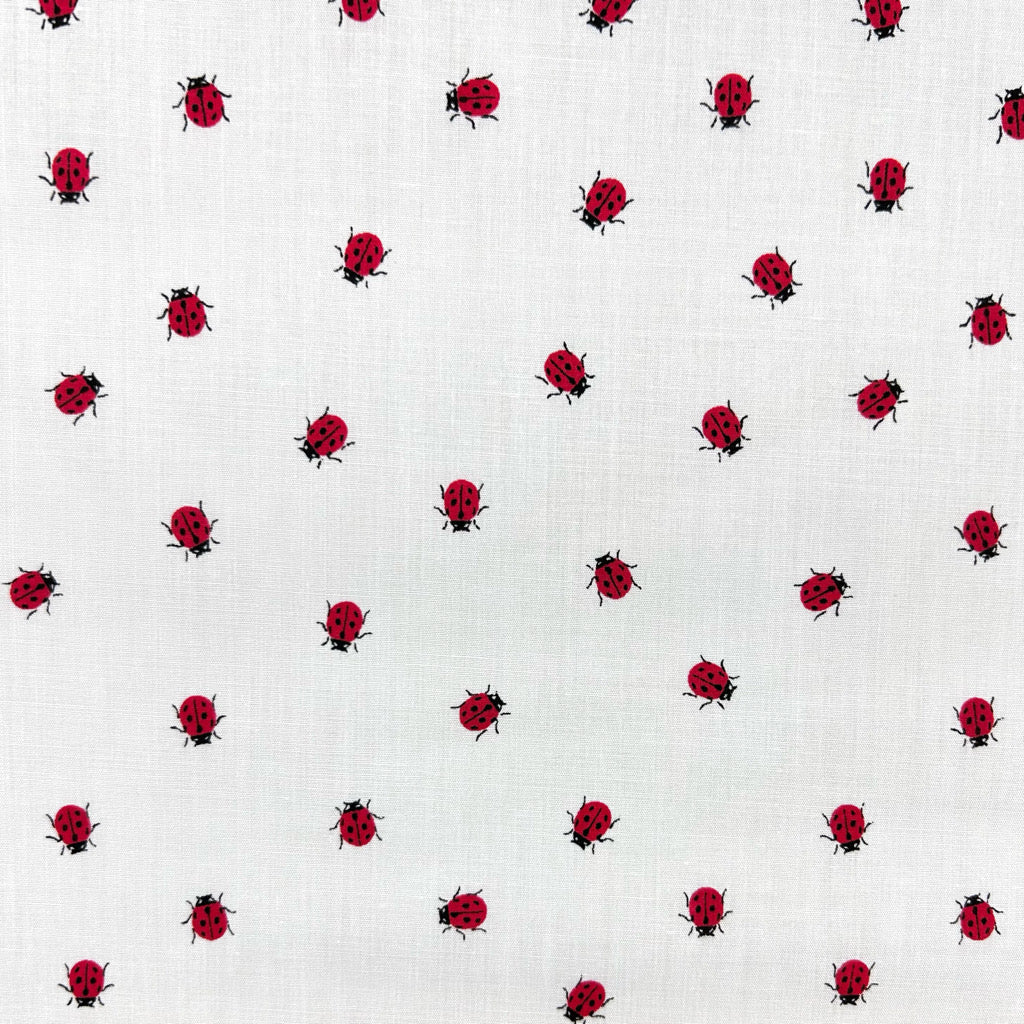 Ladybug Spot Polycotton Fabric