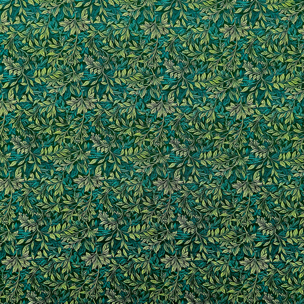 Forest Whispers Rose & Hubble Cotton Poplin Fabric