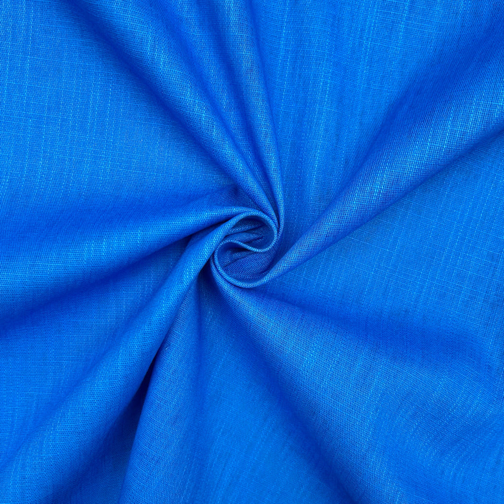 Plain Cotton Linen Blend Fabric