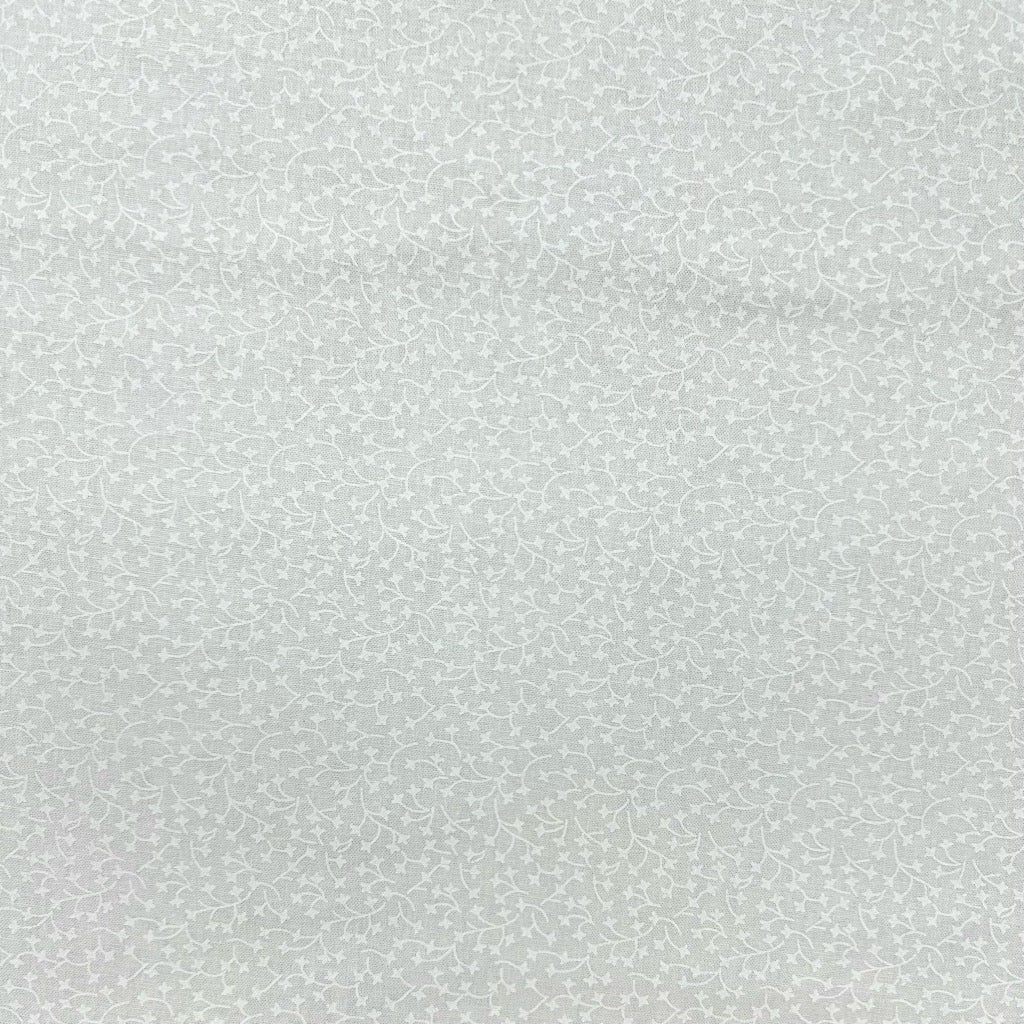 Frosted Vines Cotton Lacquer Fabric