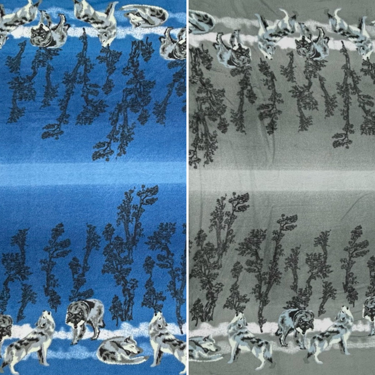 Winter Forest Anti Pill Polar Fleece Fabric