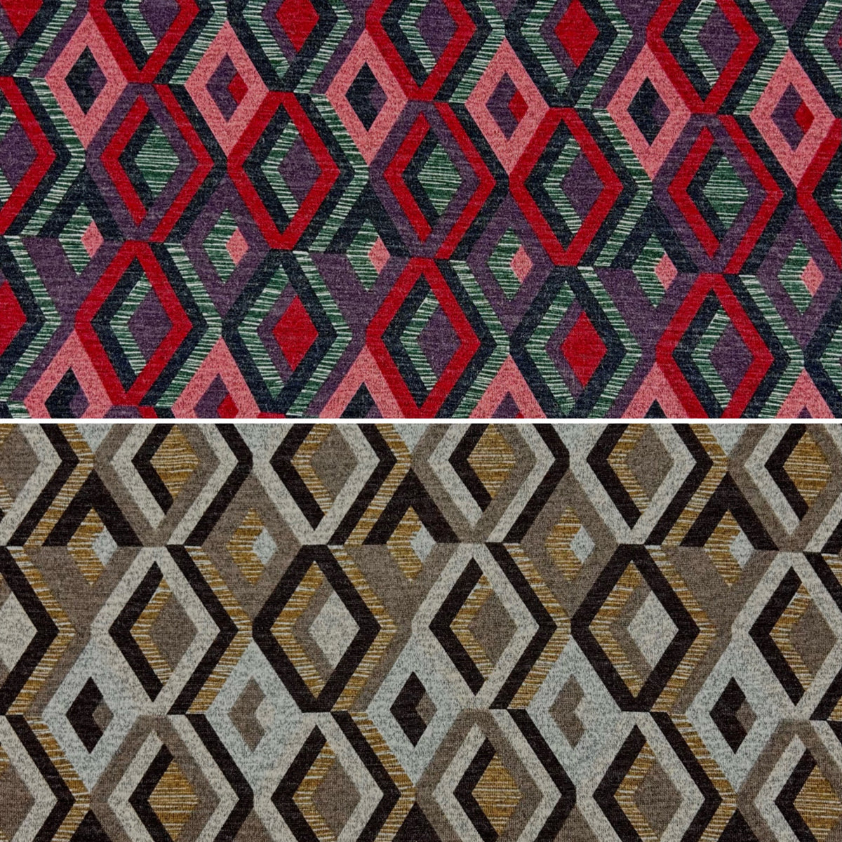 Retro Diamond Premium Knit Jersey Fabric