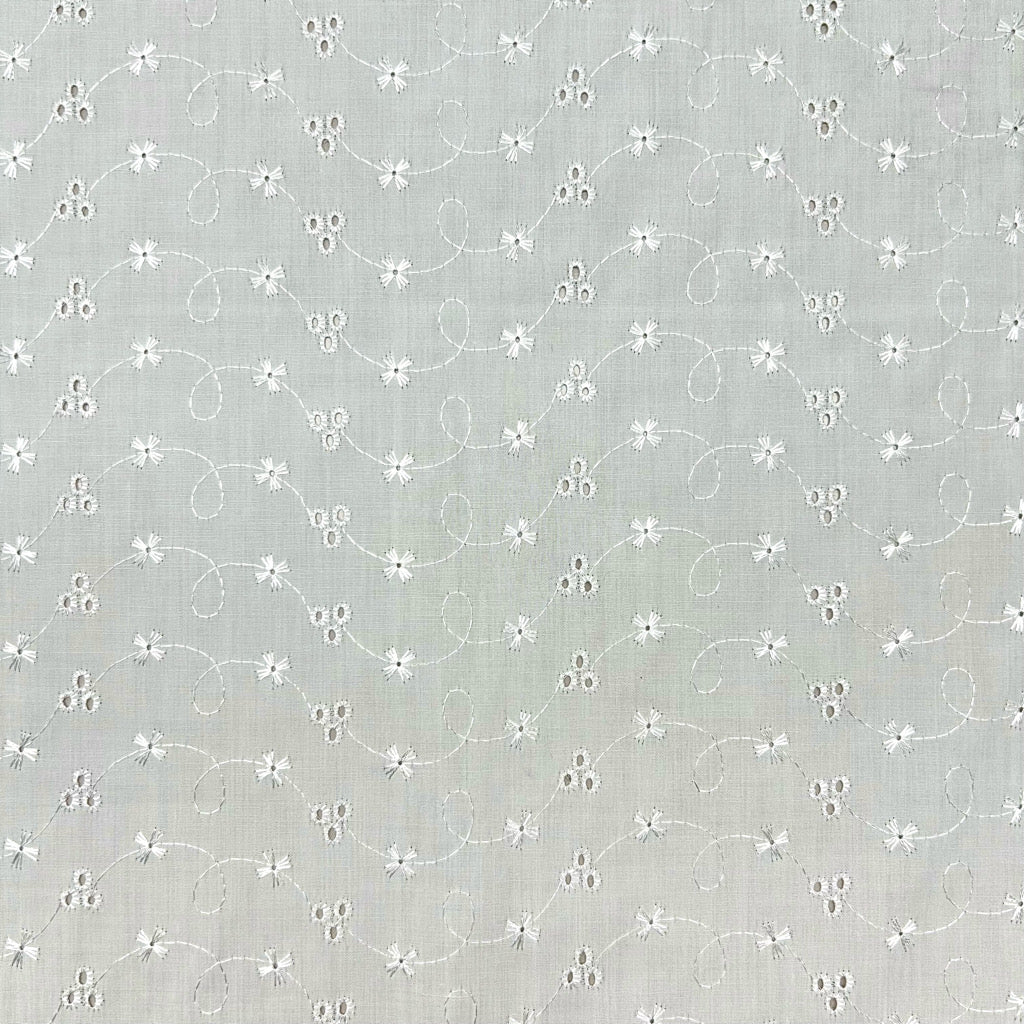 Special Offer Broderie Anglaise Polycotton Fabric