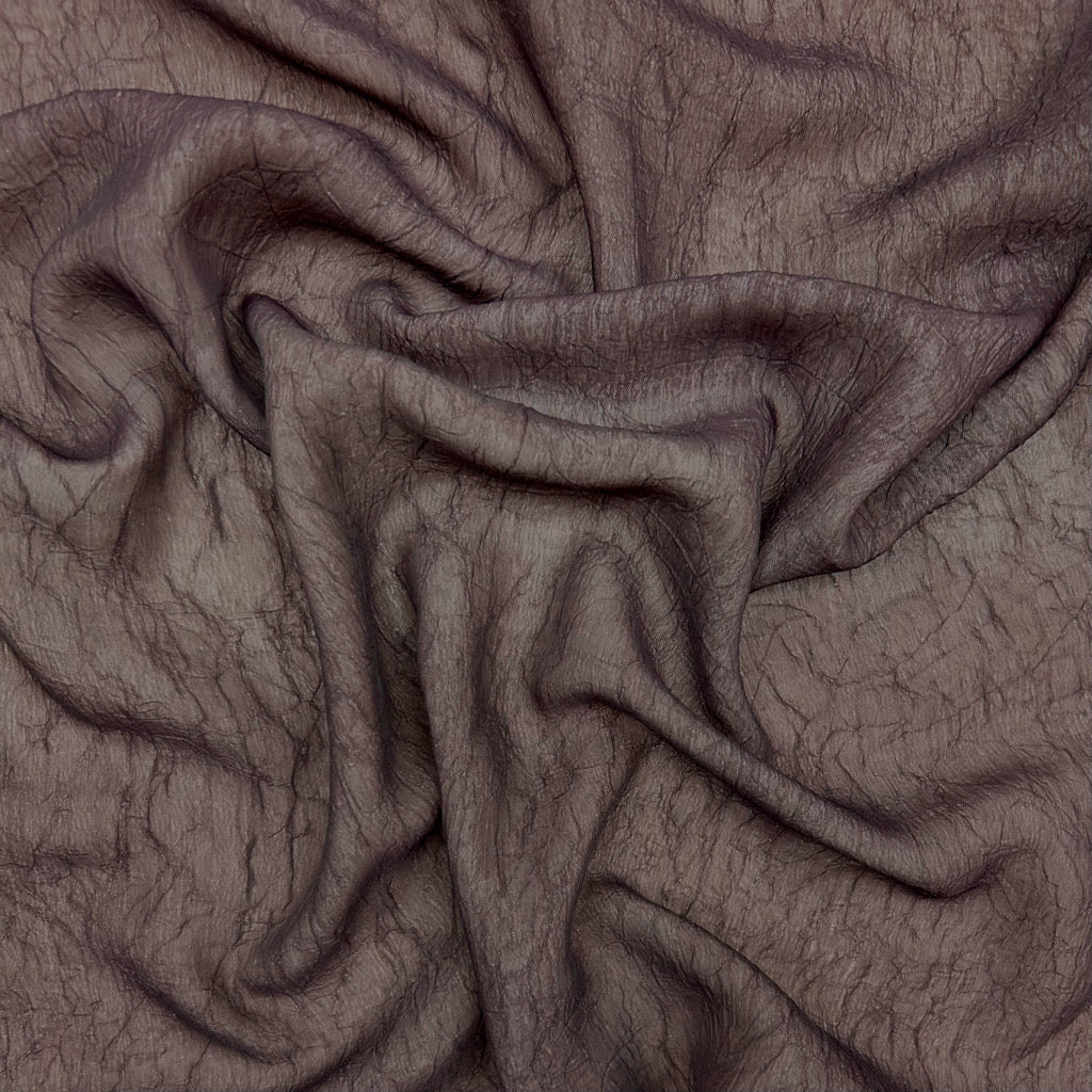 Crinkle Textured Chiffon Fabric