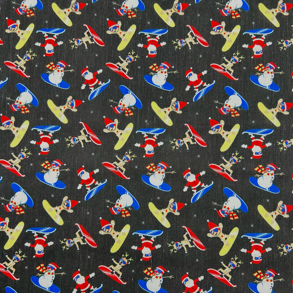 Winter Fun Polycotton Fabric