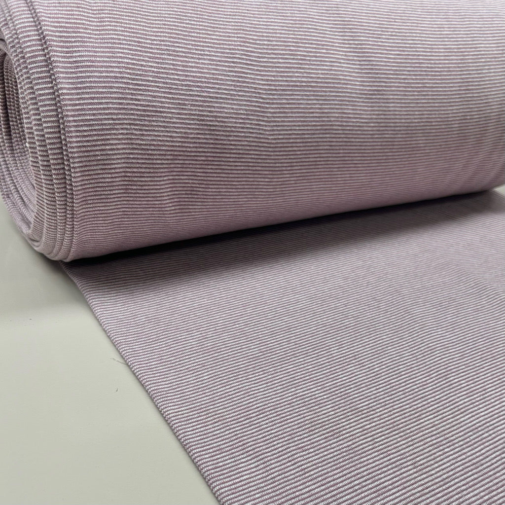 Small Striped Tubular Cuffing Fabric