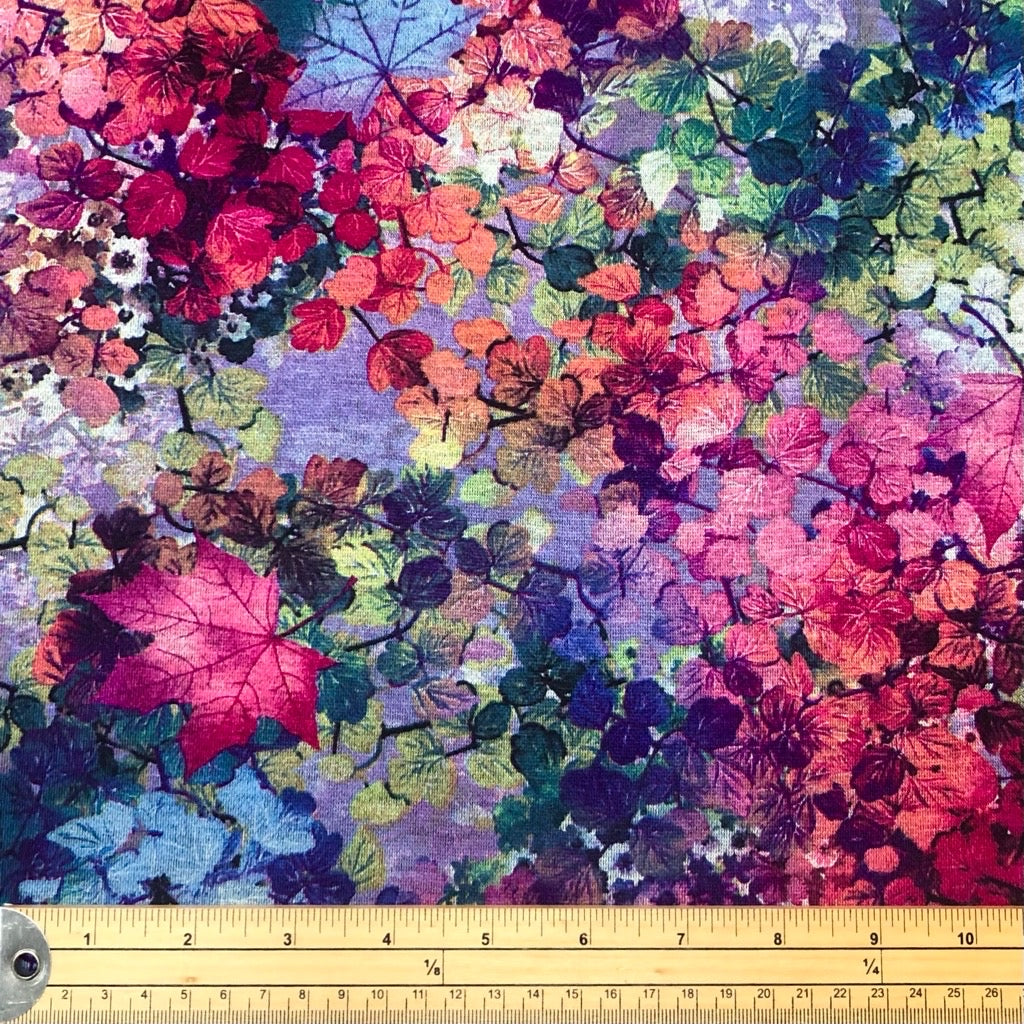 Autumn Floral Digital Modal-Touch Jersey Fabric
