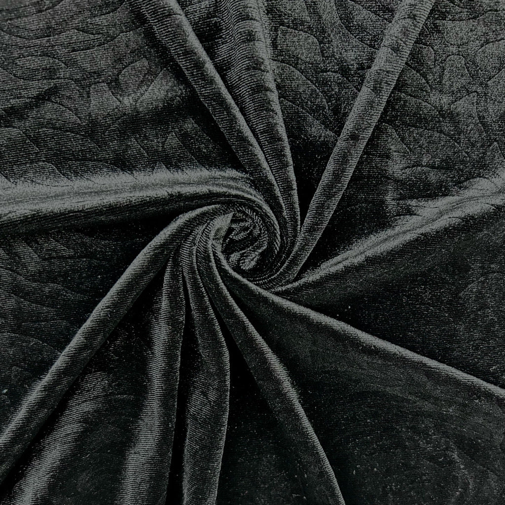 Flower Luxe Velvet Fabric