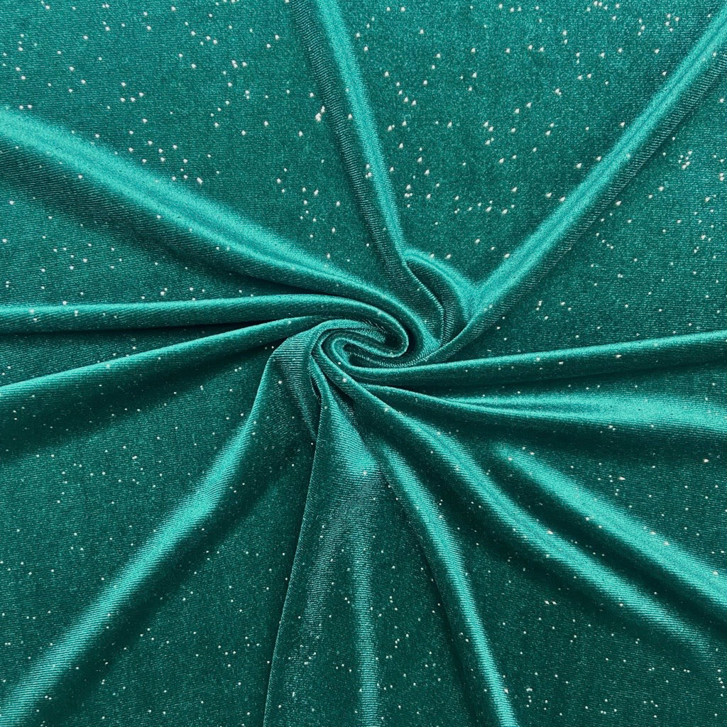 Sparkly Plain Velvet Fabric