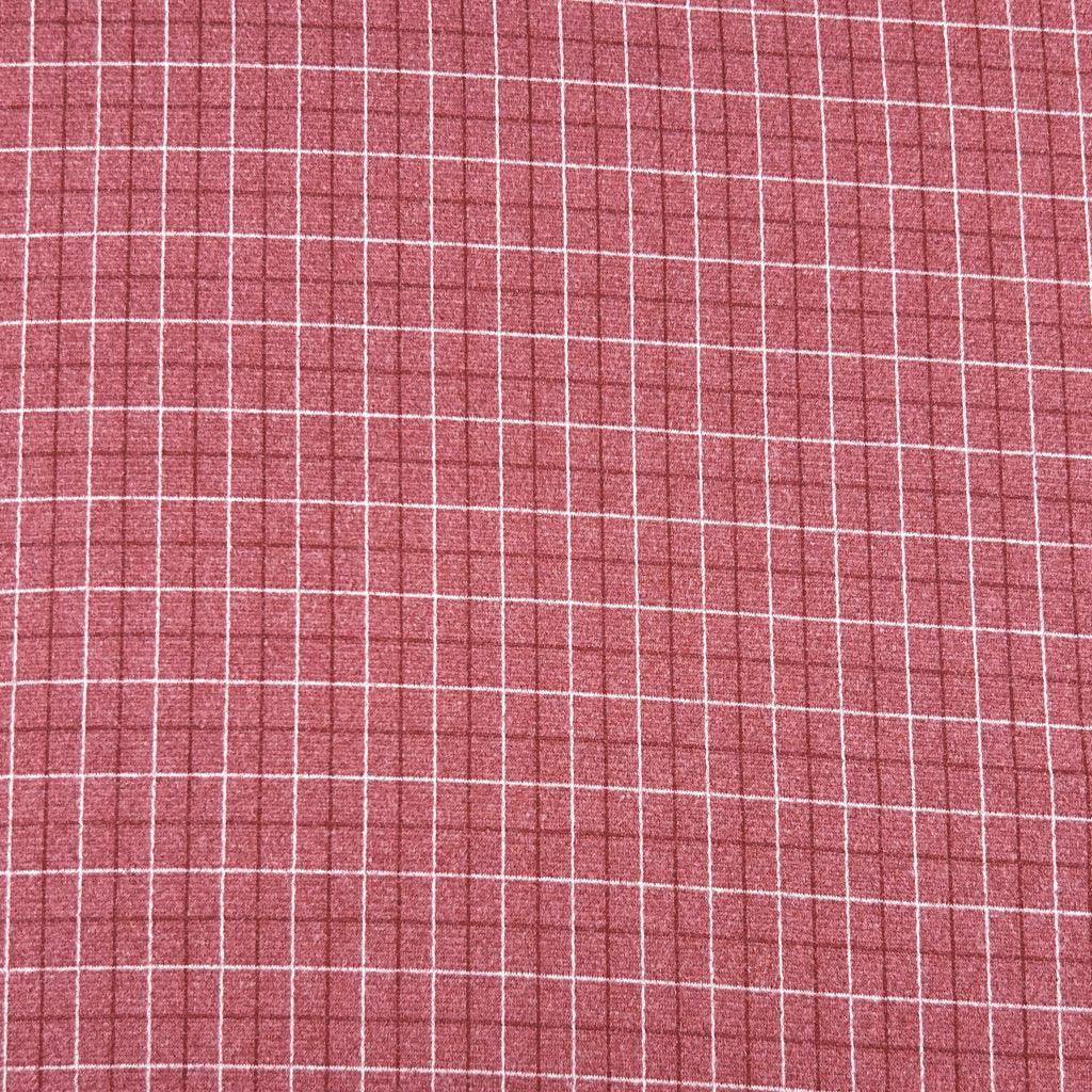 Checkered Soft Wool Touch Fabric - Pound Fabrics