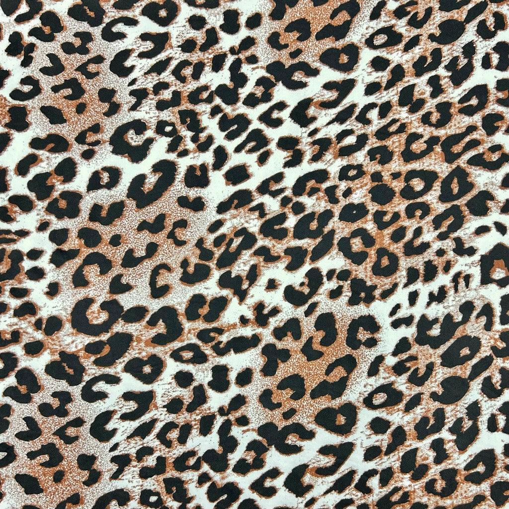 Leopard Print ITY Jersey Fabric - Pound Fabrics