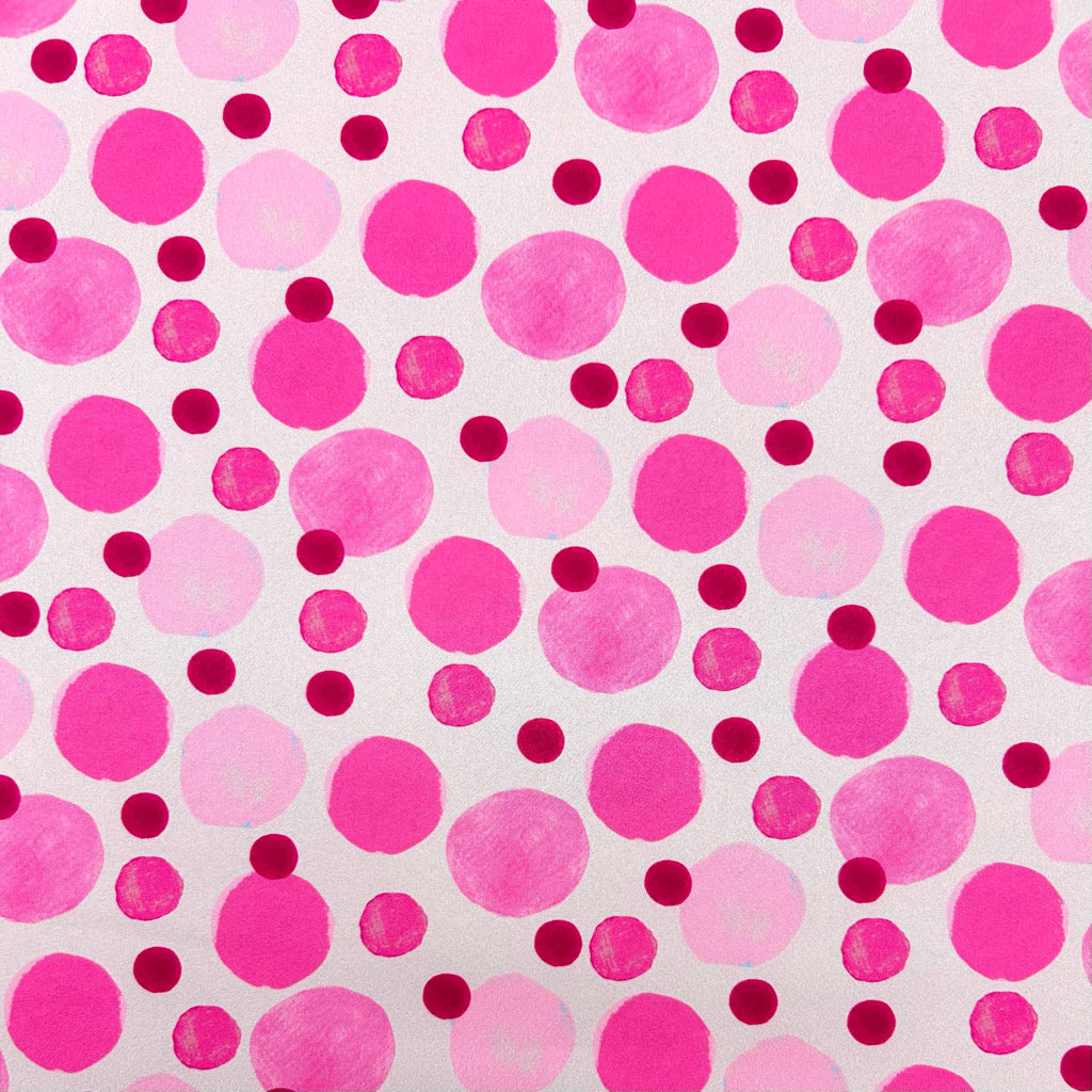 Watercolour Spots Softshell Fabric