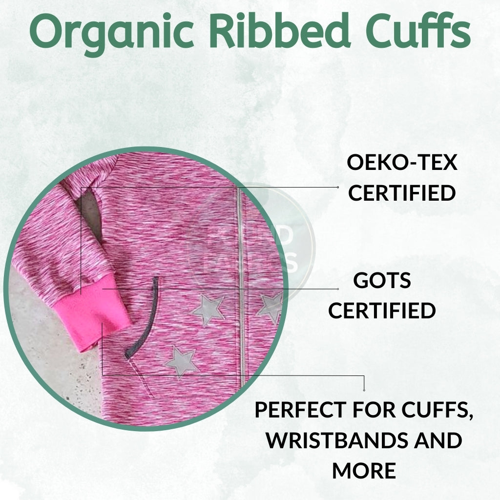 Organic Ribbed Cuffs - 135cm