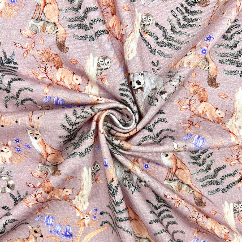 Forest Tales Organic Cotton Jersey Fabric