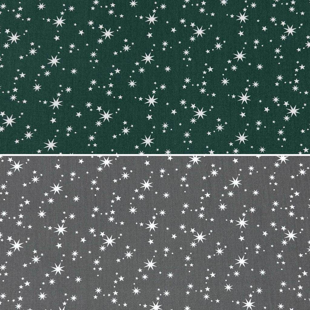 Sparkling Stars Polycotton Fabric - Pound Fabrics