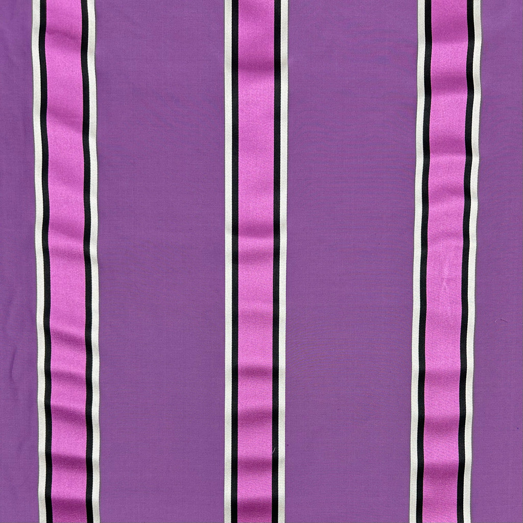 Pastel Stripe Silk Curtain Fabric