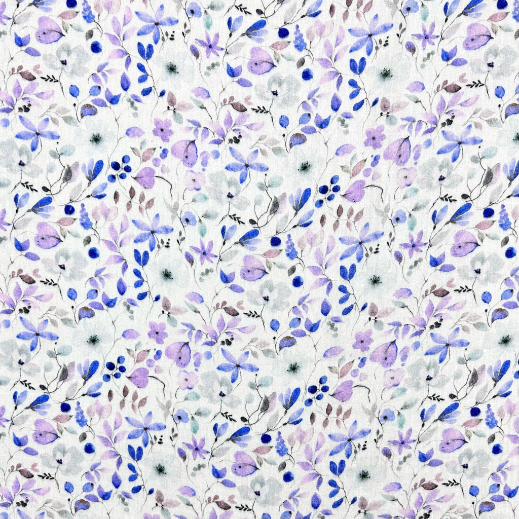 Vibrant Florals Double Gauze Fabric