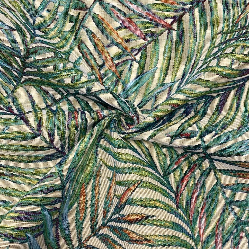 Tropical Palm Leaves Tapestry Fabric