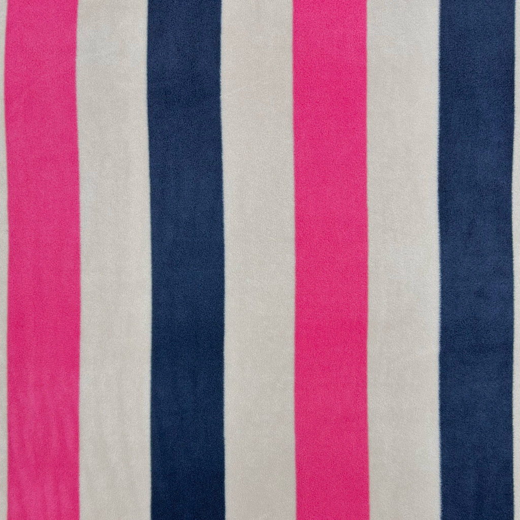 Cosy Stripe Anti Pill Polar Fleece Fabric