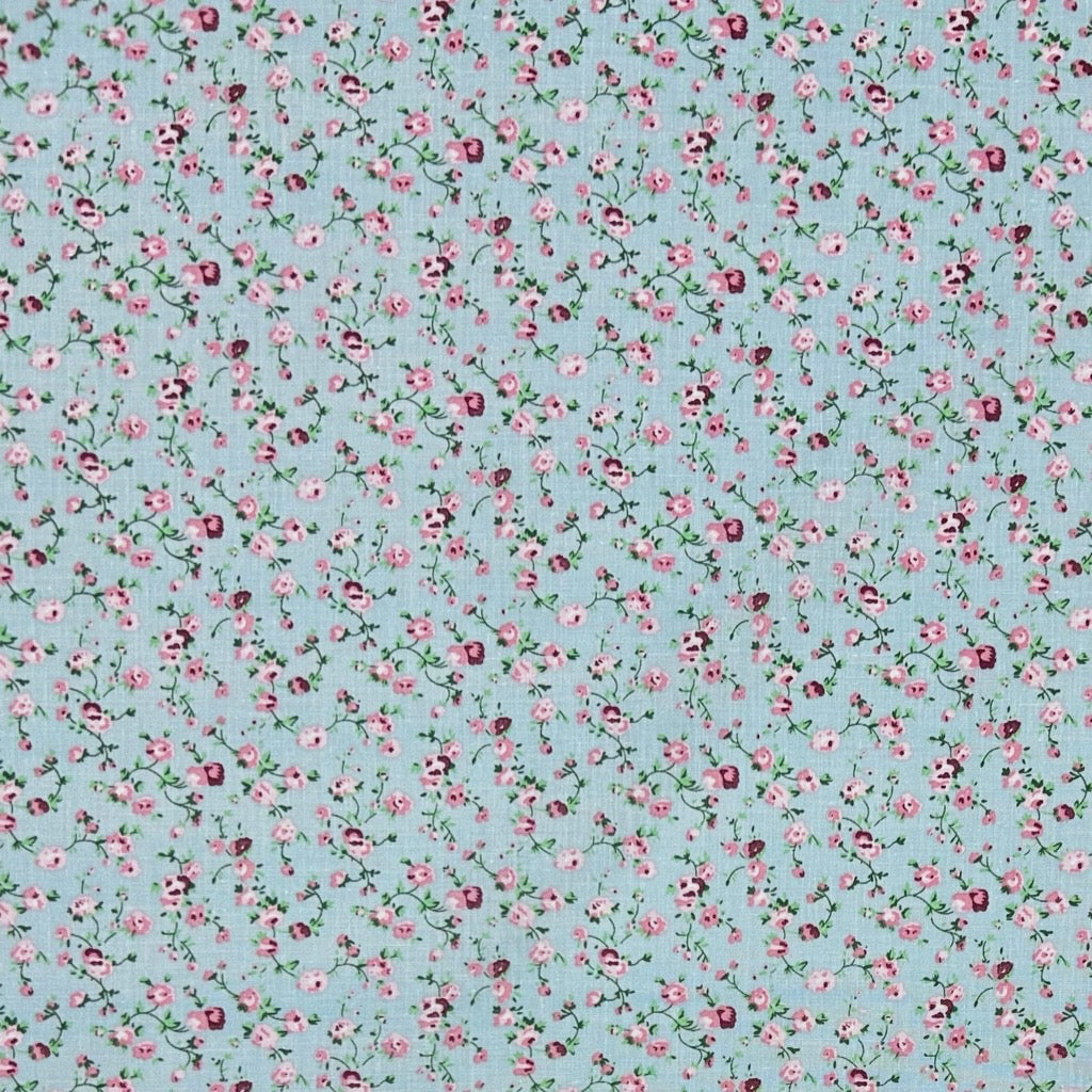 Dainty Flowers Polycotton Fabric - Pound Fabrics