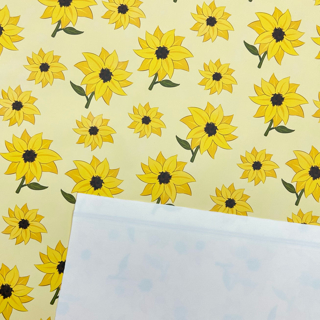 Sunflower Garden Raincoat Fabric