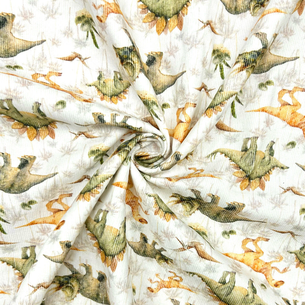 Dino Discovery Needlecord Fabric