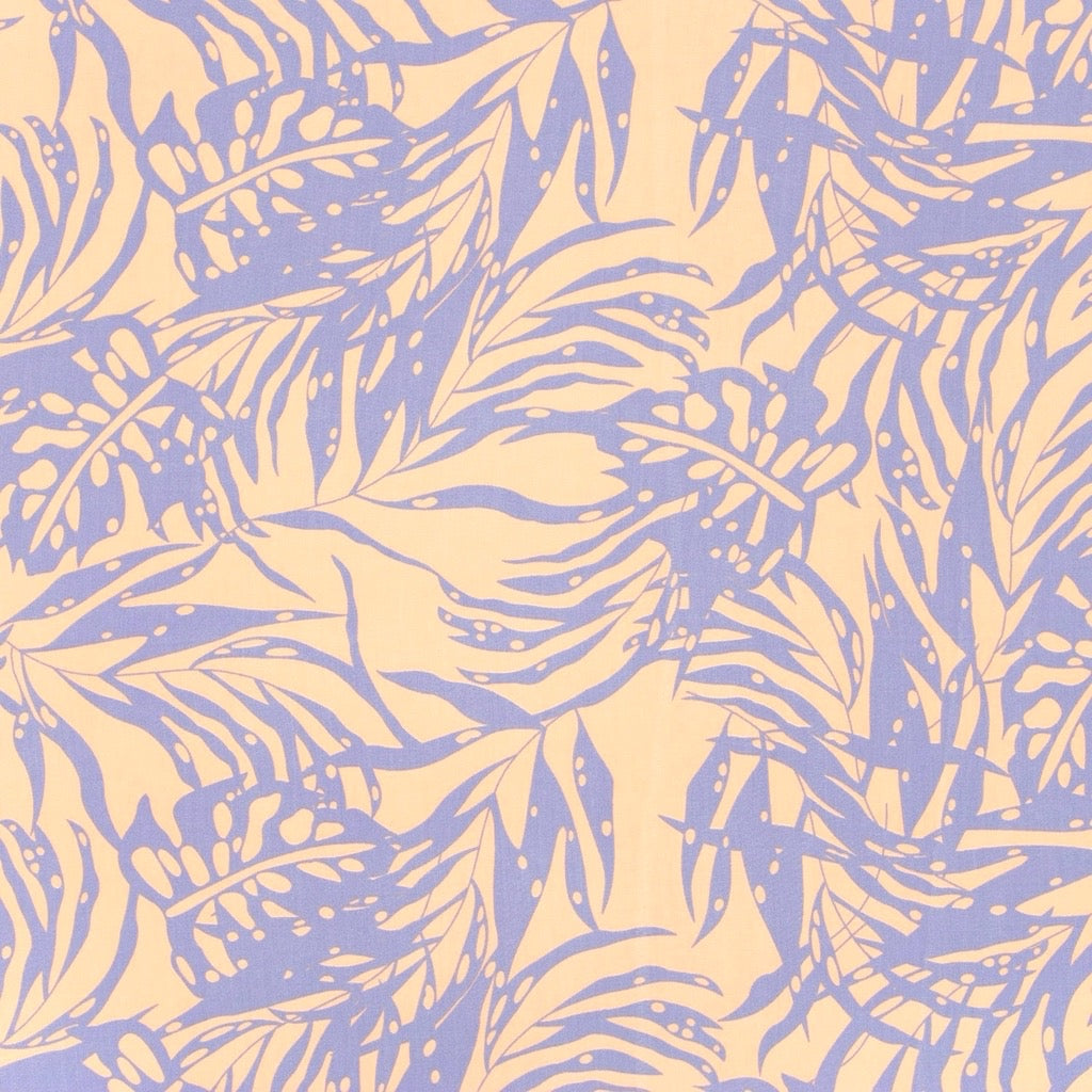 Leafy Escape Bamboo Poplin Fabric