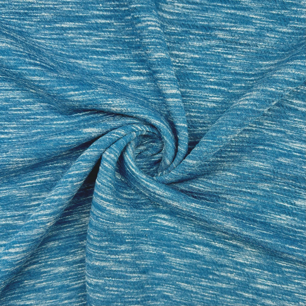 Blue Static Jersey Fabric
