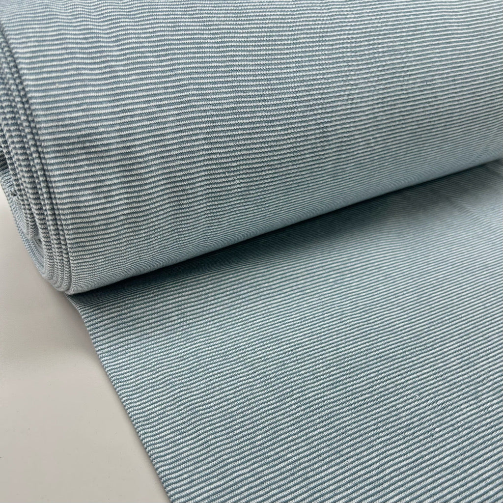 Small Striped Tubular Cuffing Fabric
