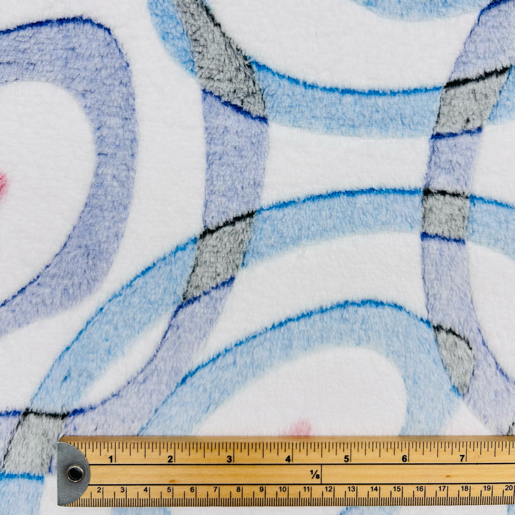 Loopy Circles Cuddle Fleece Fabric