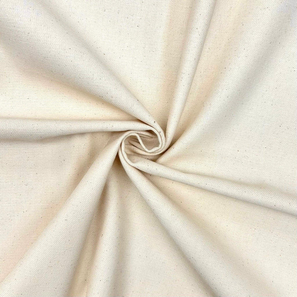Plain Natural Cotton Drill Fabric