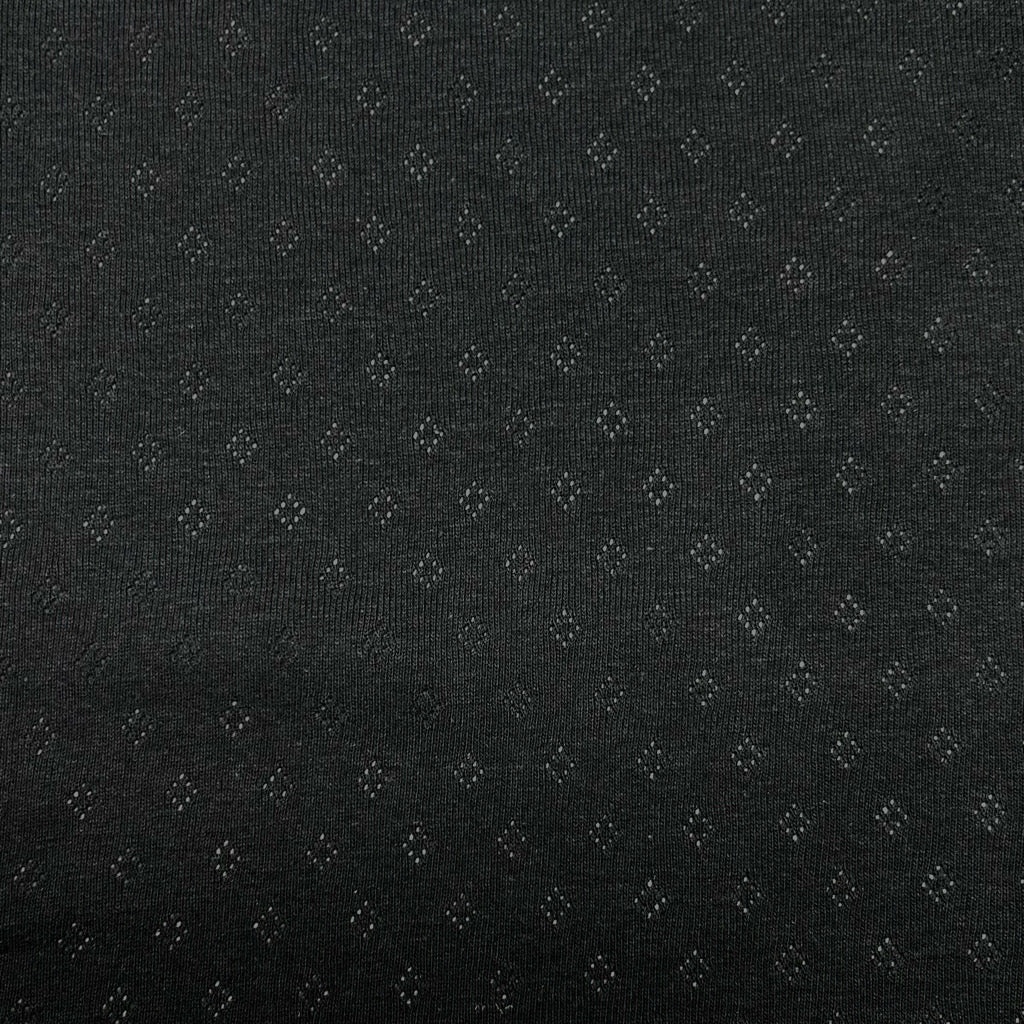 Tiny Diamond Pointelle Jersey Fabric