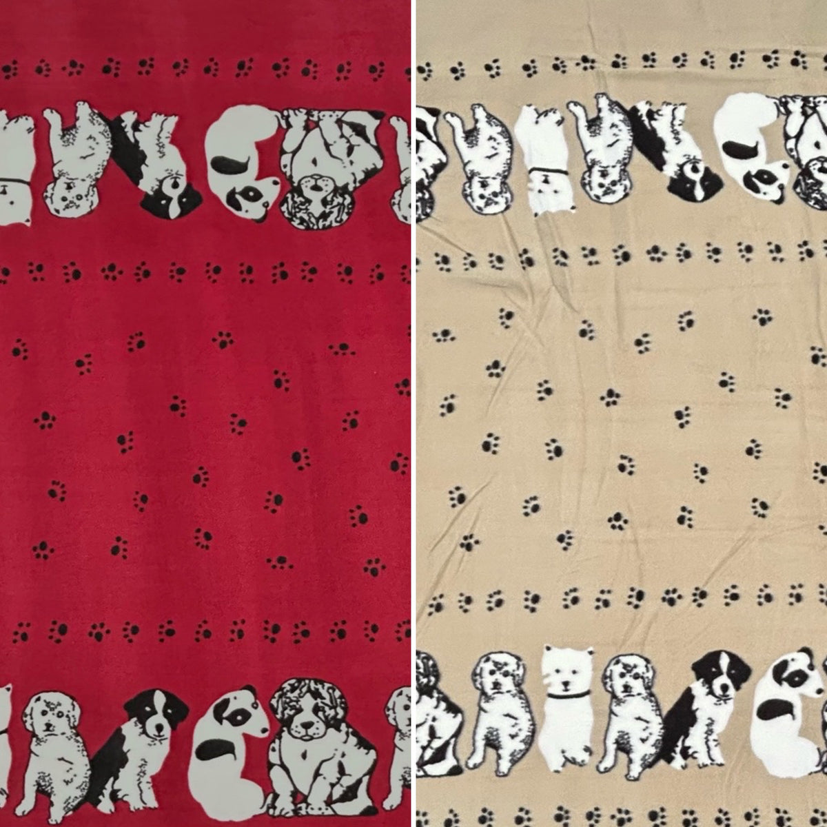 Dogs Squad Anti Pill Polar Fleece Fabric