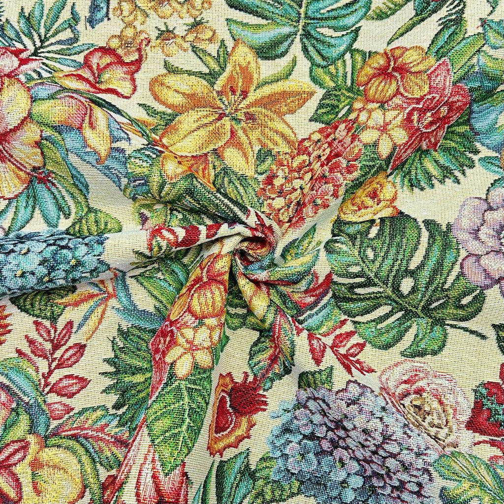 Tropical Floral Tapestry Fabric - Pound Fabrics