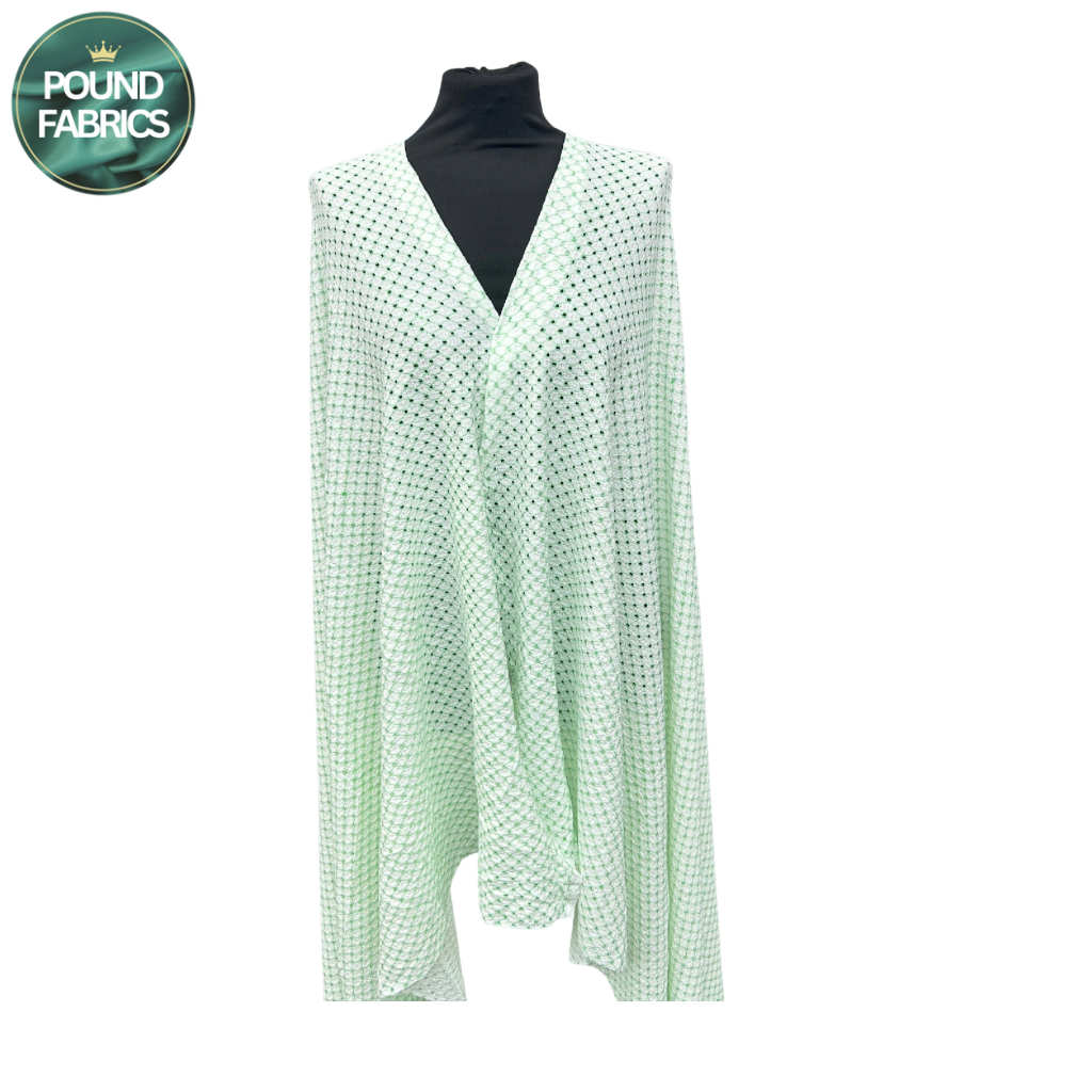 Airy Prism Knitted Fabric