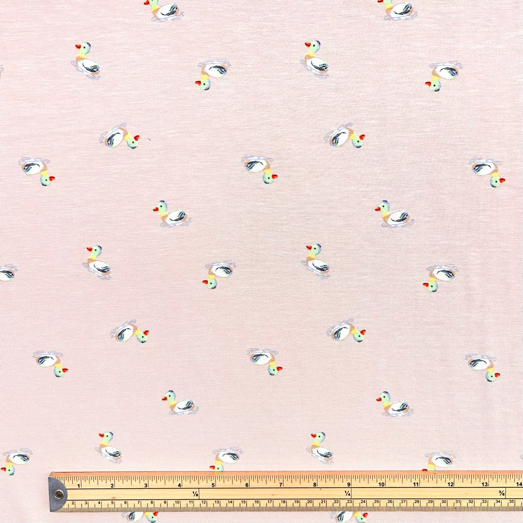 Little Quacks Bamboo Cotton Jersey Fabric