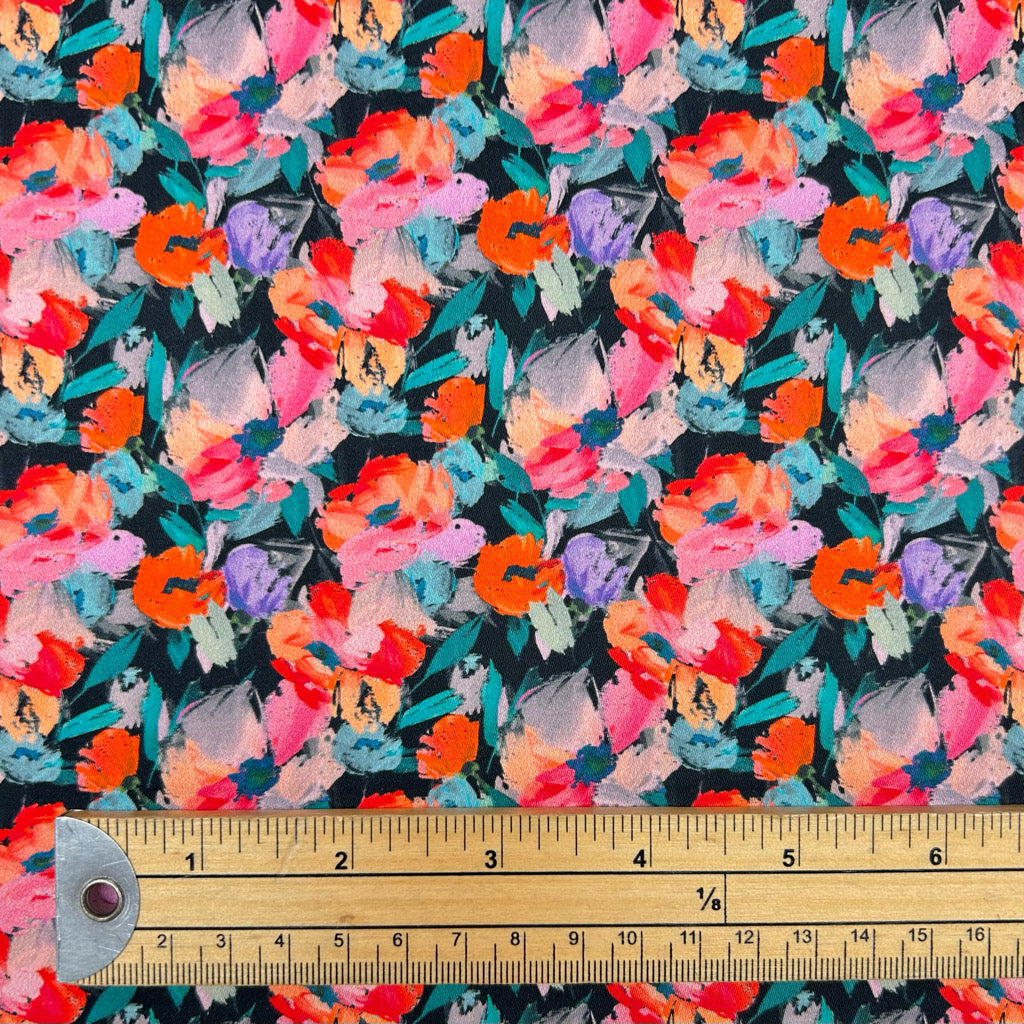 Wild Brush Cotton Sateen Fabric