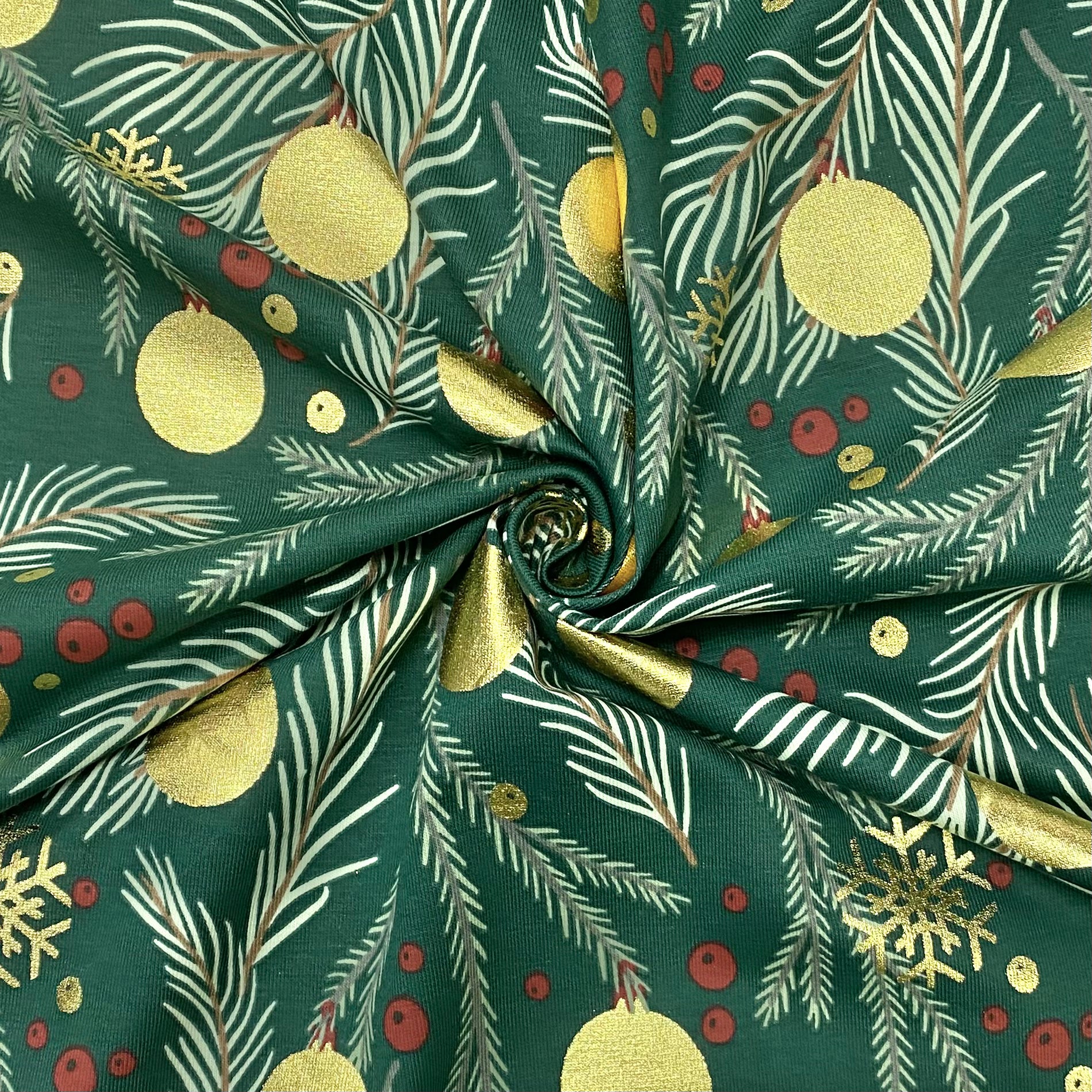 Christmas cotton deals jersey fabric