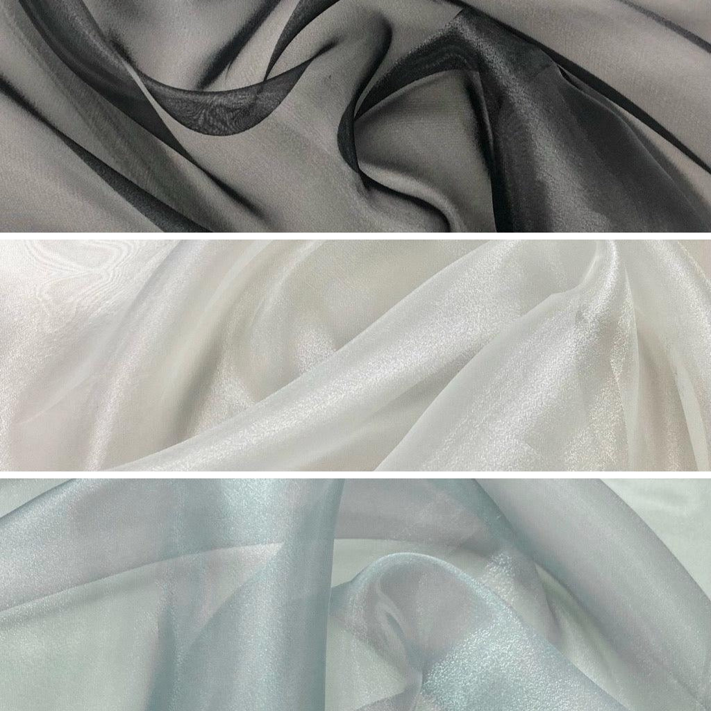 Plain Organza Fabric - Pound Fabrics