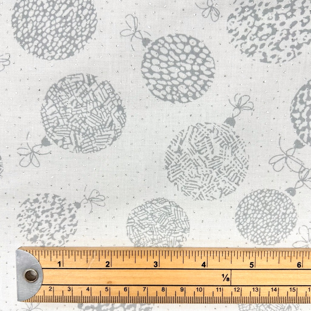 Bauble Charm Christmas Cotton Fabric