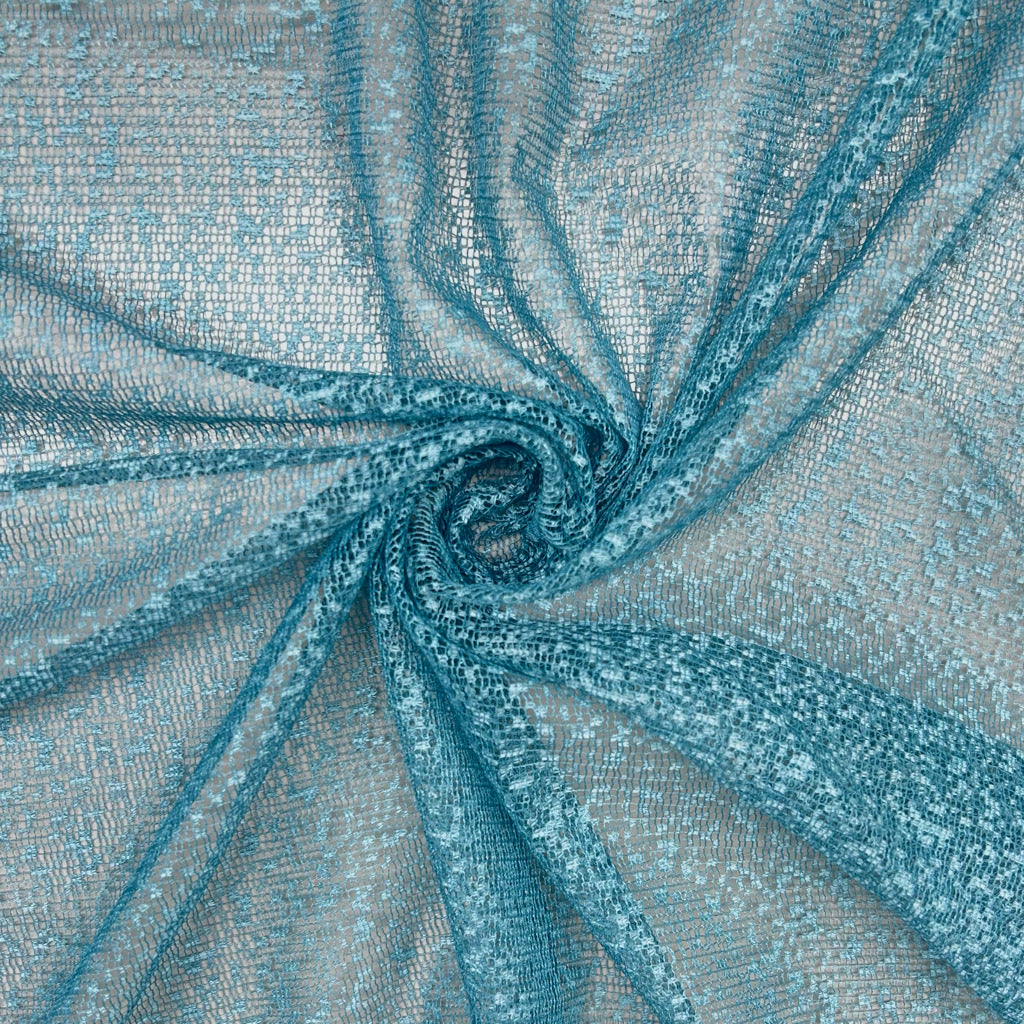 Soft Net Embroidery Curtain Voile Fabric
