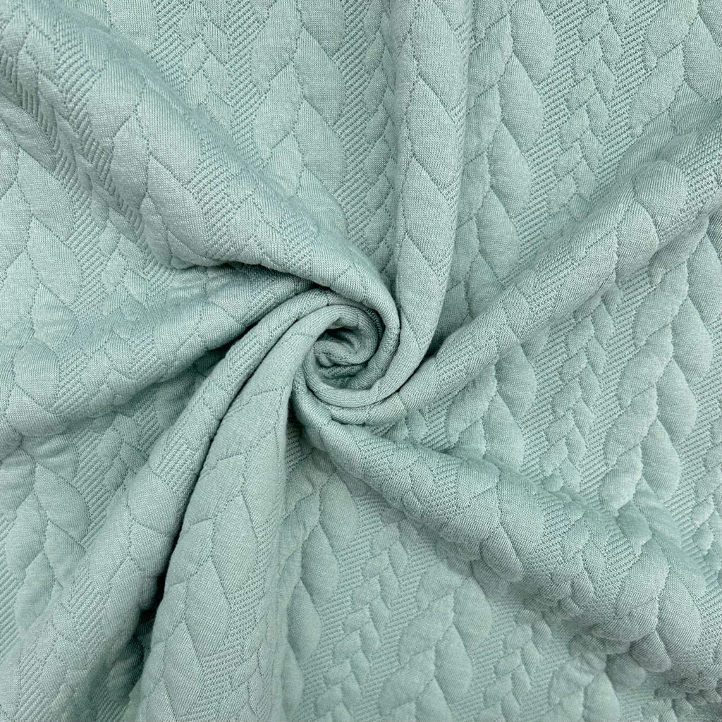 Cable Knit Jersey Fabric